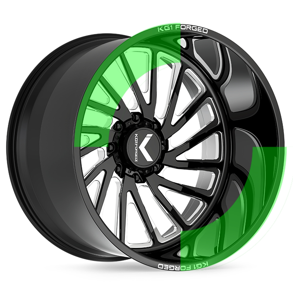 KF004 Vile - Gloss Black Machined