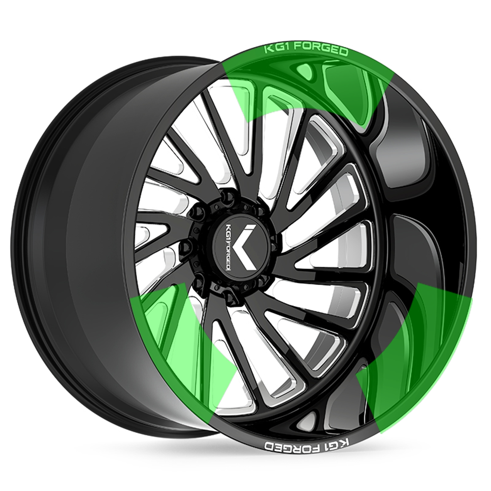 KF004 Vile - Gloss Black Machined