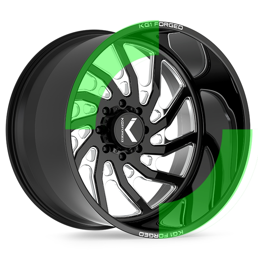 KF006 Bounty - Gloss Black Machined