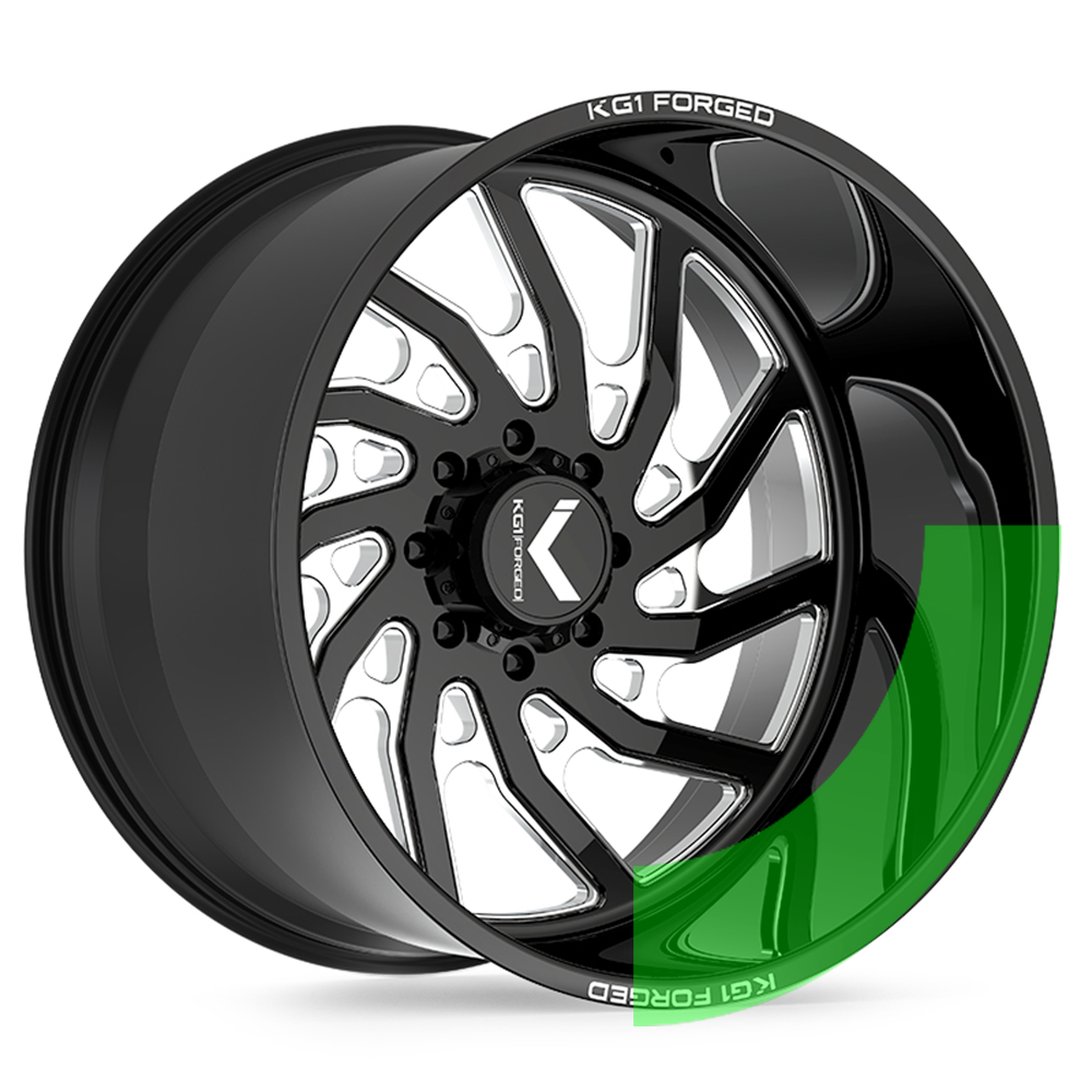 KF006 Bounty - Gloss Black Machined