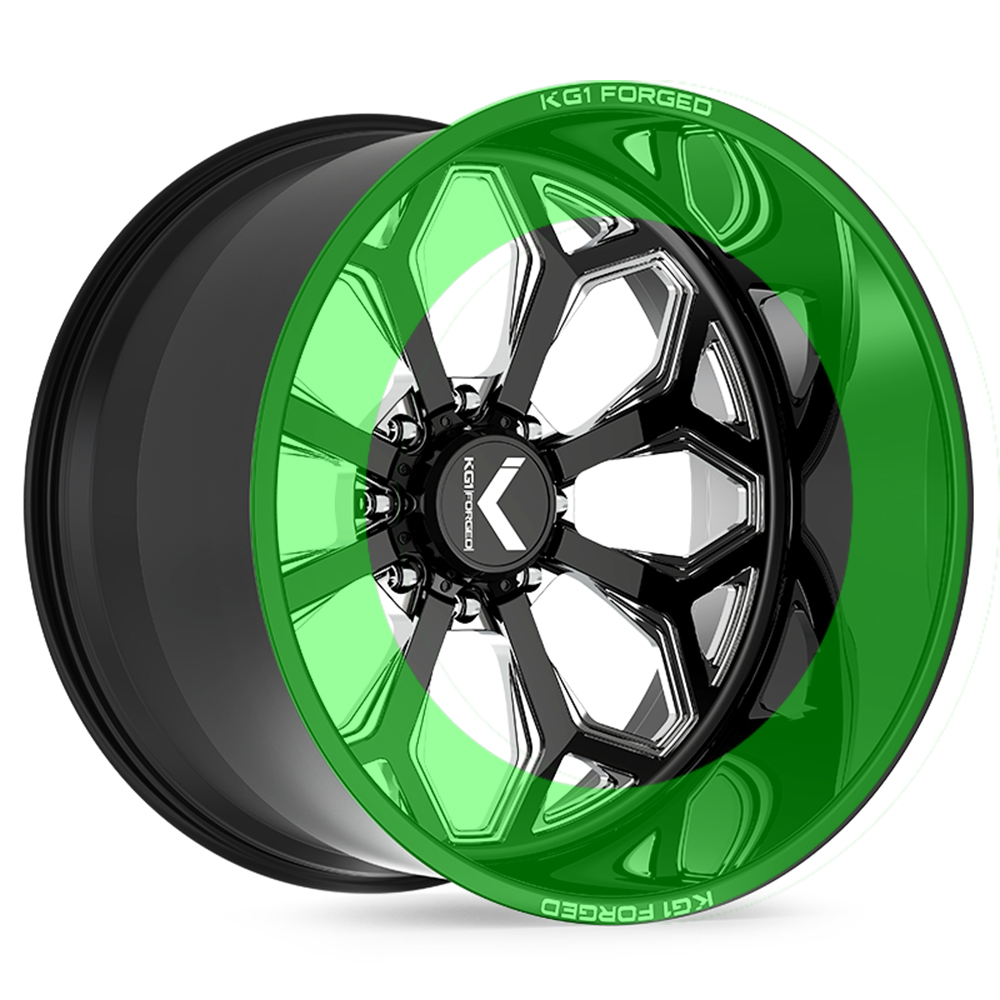 KF008 Knox - Gloss Black Machined