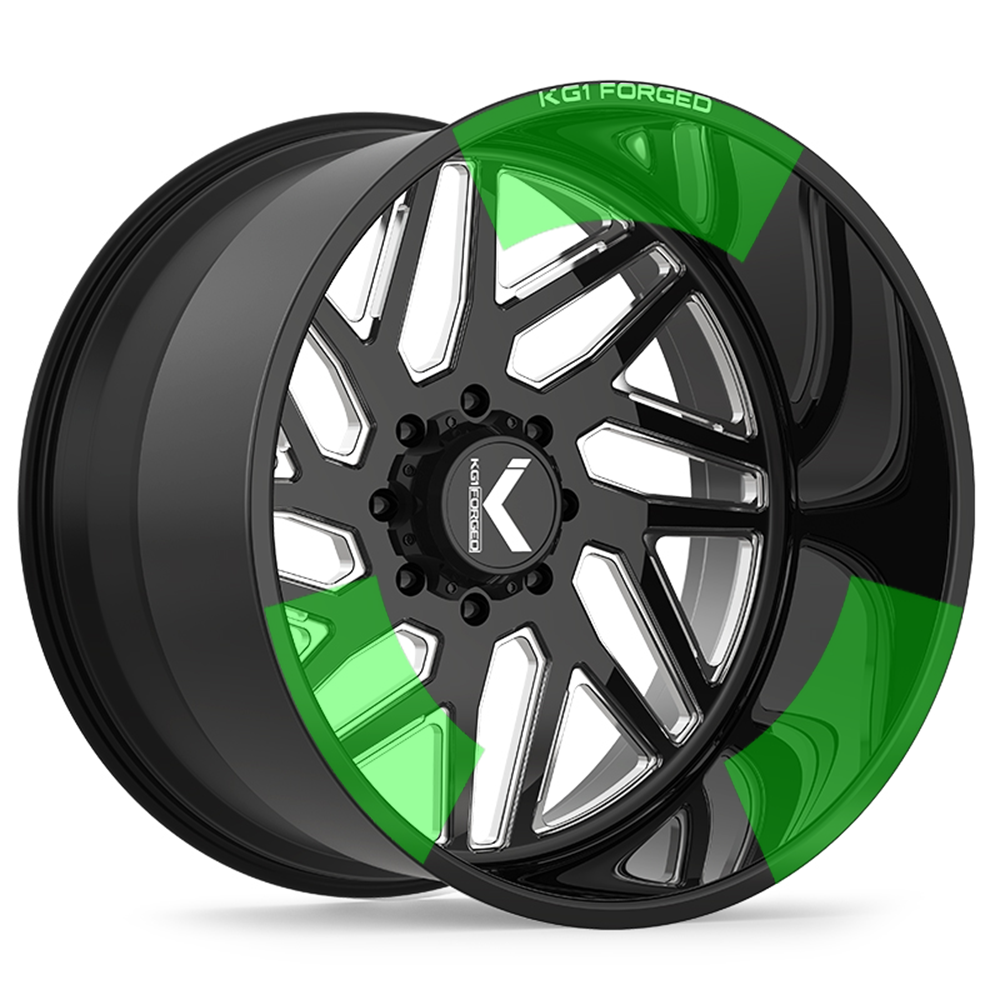 KF009-N Yaz-N - Gloss Black Machined