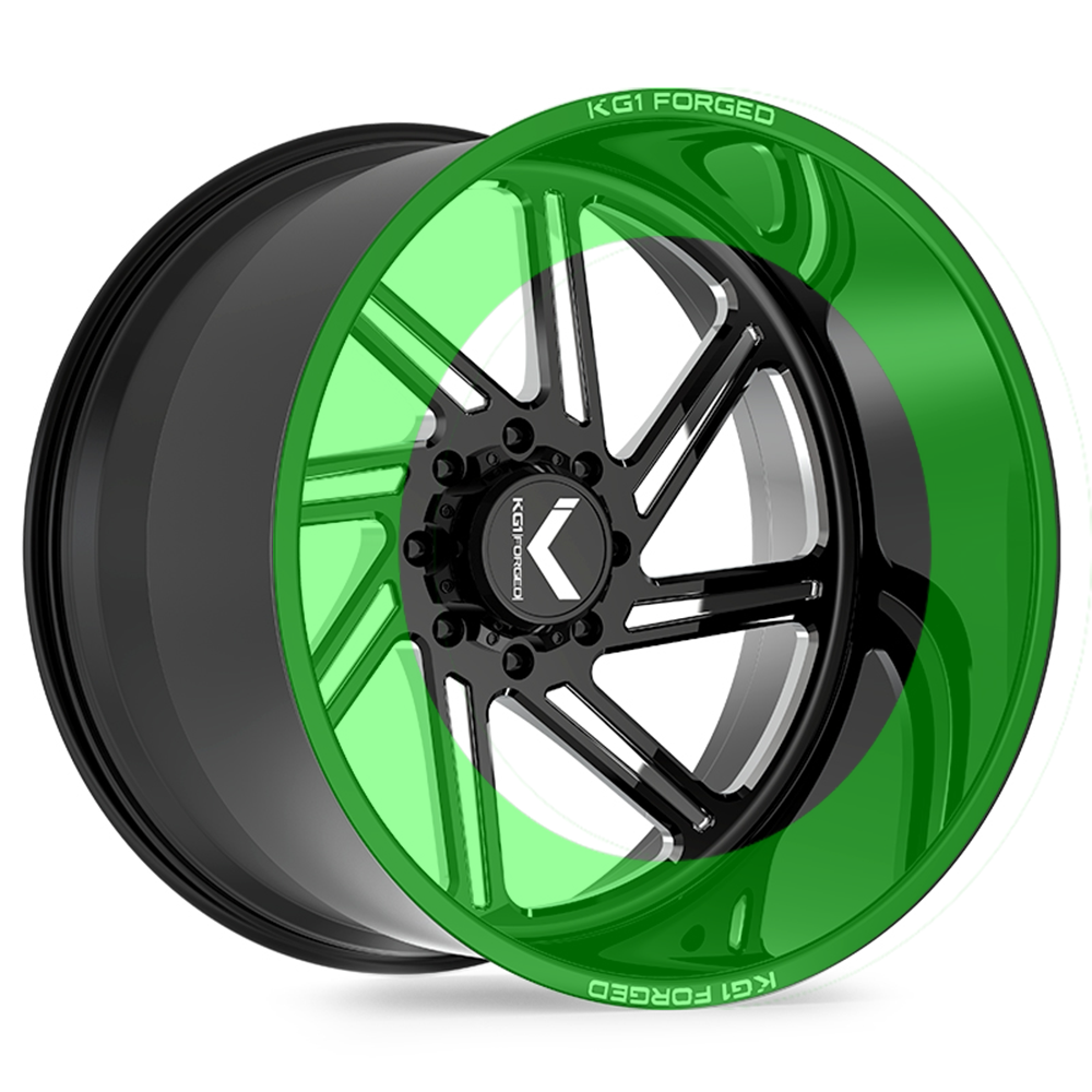 KF011 Spool - Gloss Black Machined