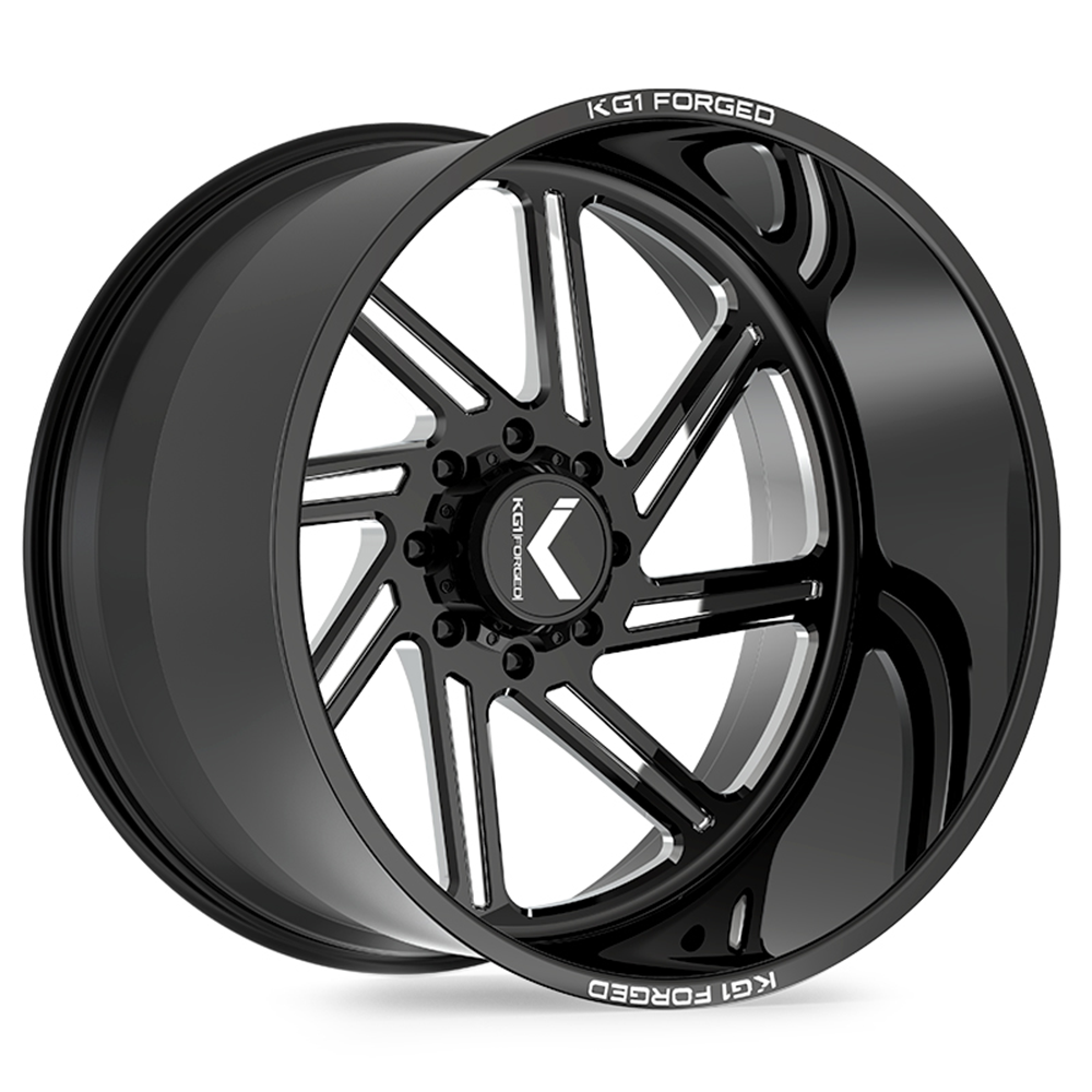 KF011 Spool - Gloss Black Machined