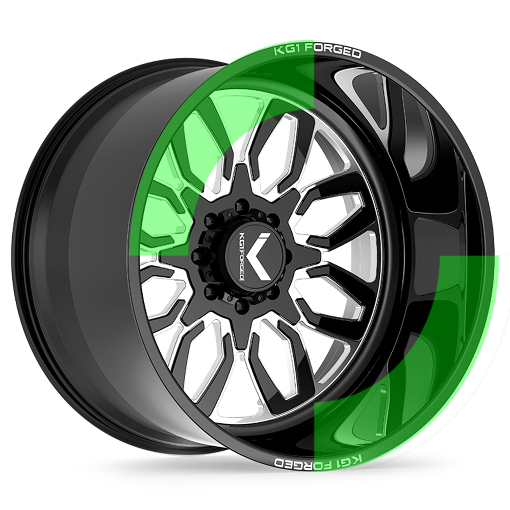 KF015 Gear - Gloss Black Machined