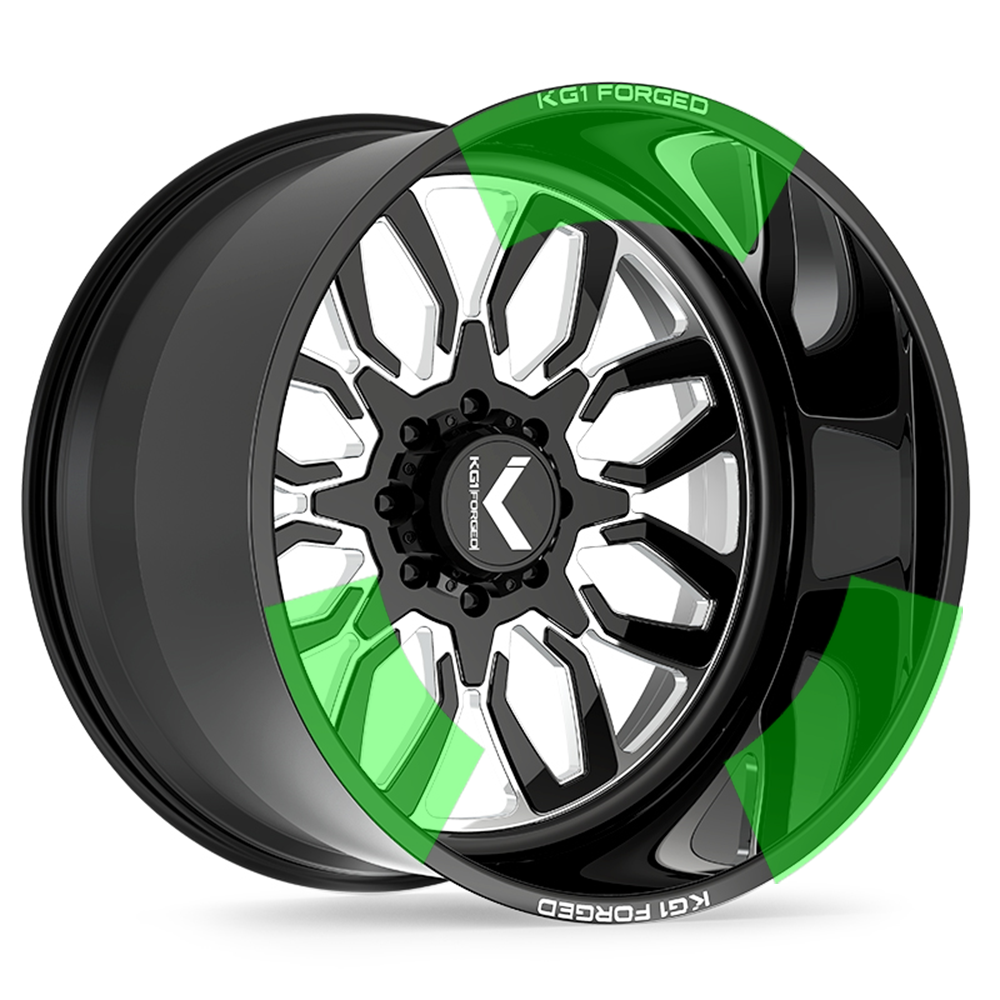 KF015 Gear - Gloss Black Machined