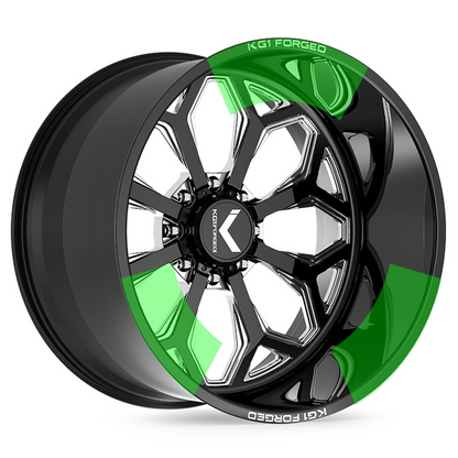 KF008 Knox - Gloss Black Machined