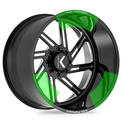KF011 Spool - Gloss Black Machined