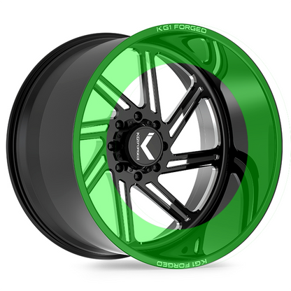 KF011 Spool - Gloss Black Machined