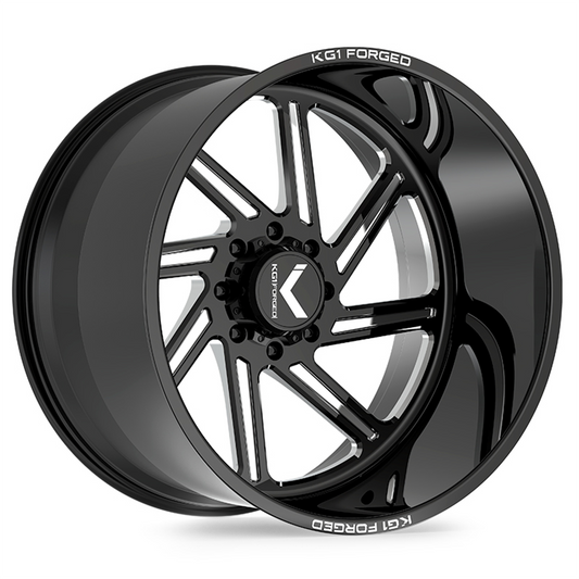 KF011 Spool - Gloss Black Machined